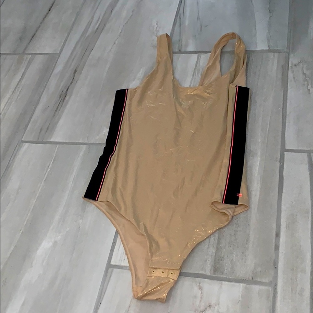 STANCE gold/ Stripped one piece Sz Large